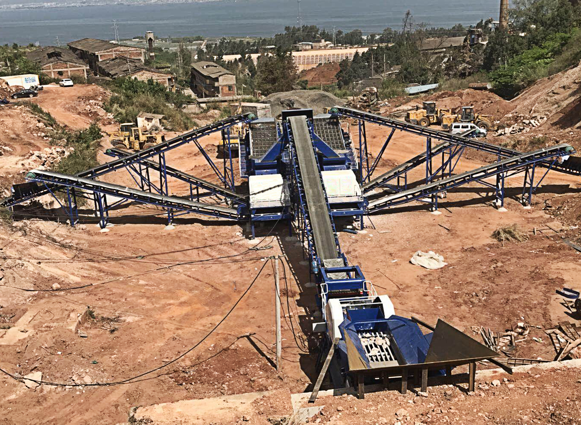 Crushing line site
